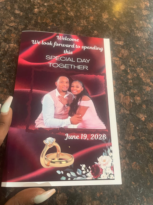 Elegant Wedding Programs