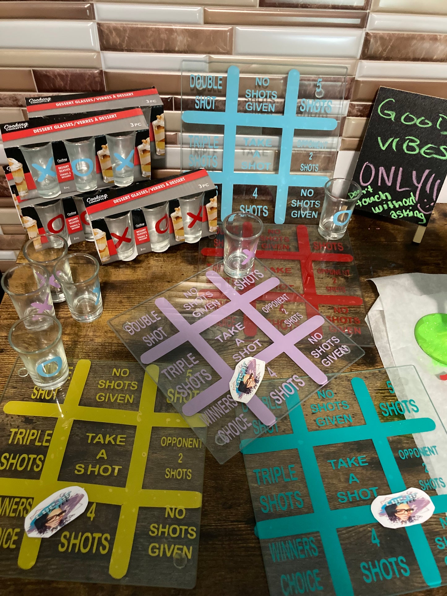 Tic Tac Toe Drunk Party Game