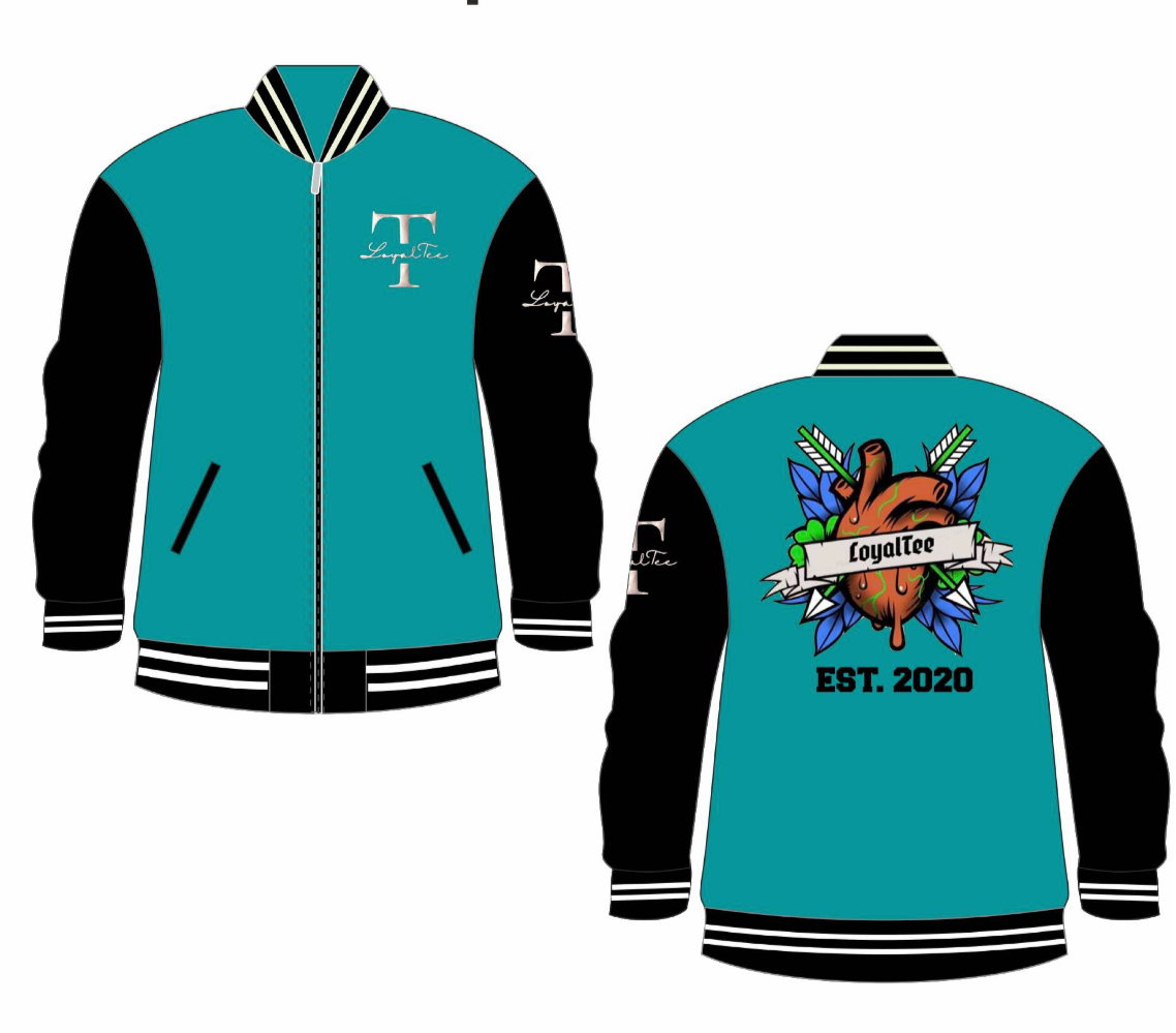 LoyalTee Varsity Jackets (Teal)