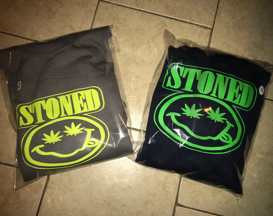 STONED crew neck sweater