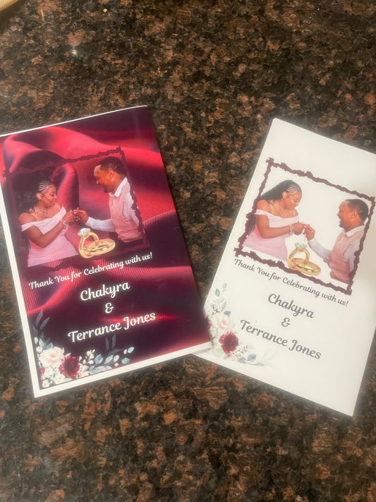 Elegant Wedding Programs