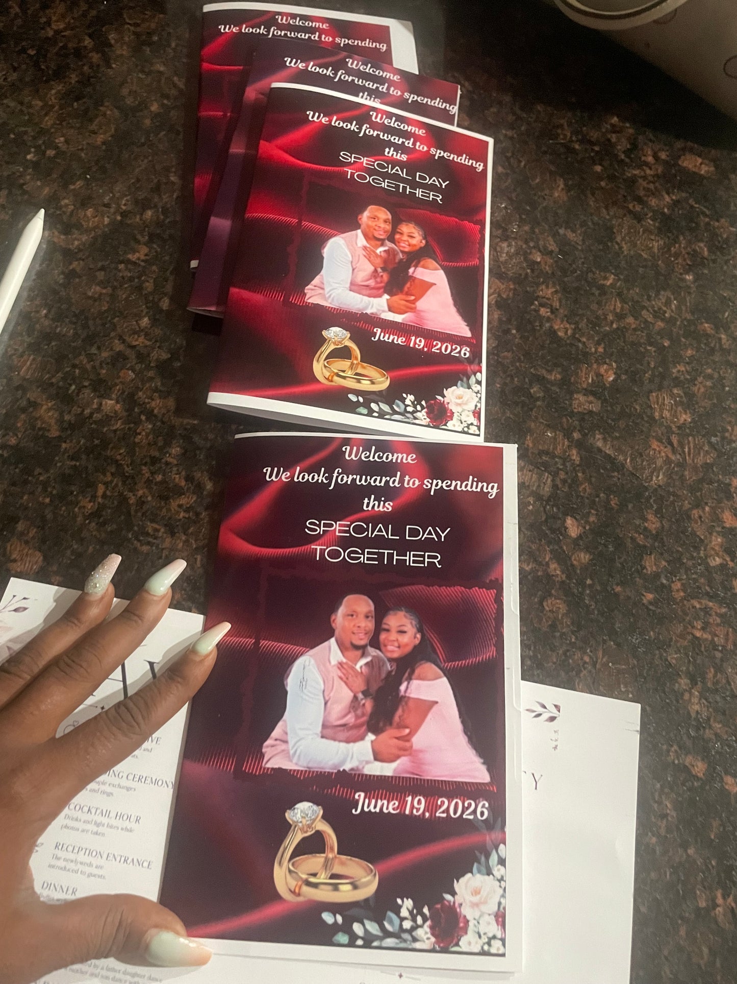 Elegant Wedding Programs