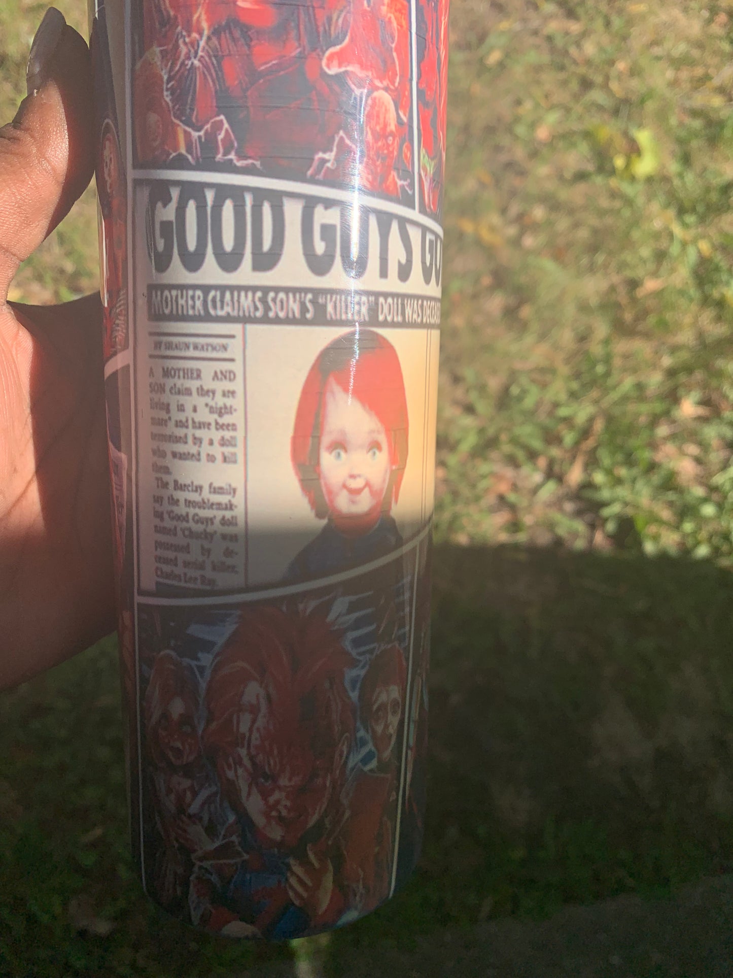 Custom Chucky Tumbler