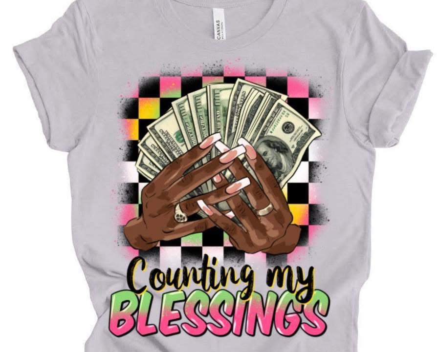 Custom Counting my Blessings Tshirt or Hoodie